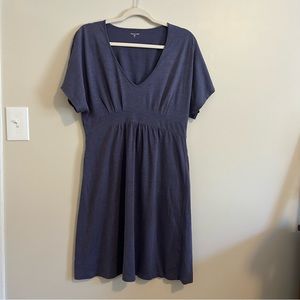 Garnet Hill Dark Blue Dress, Size Small